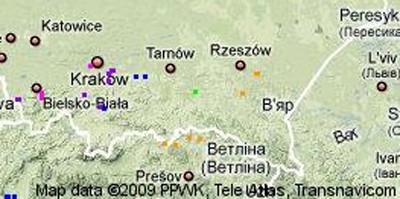 Zdjęcie z 6.12.2013 (03:15-05:15). Źródło: Blitze