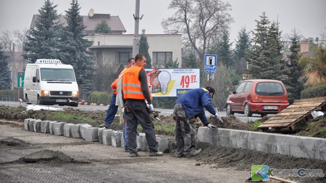 Trwa rozbudowa DK 28 w Krośnie
