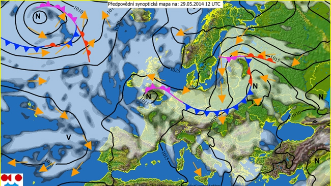 Za czwartkowym frontem atmosferycznym zmierza ochłodzenie. Pojawią się opady deszczu i burze