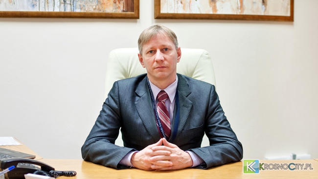 Piotr Lenik - dyrektor Wojewódzkiego Szpitala Podkarpackiego im. Jana Pawła II w Krośnie