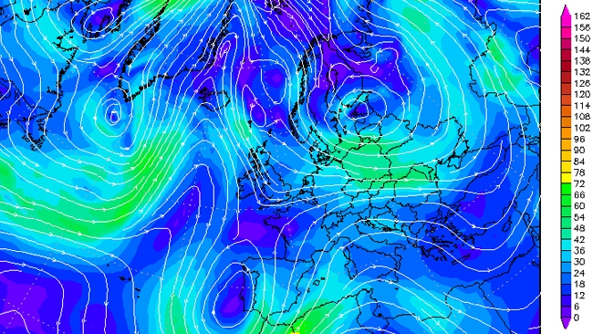 W poniedziałek cała Polska będzie w umiarkowanym strumieniu cyrkulacji północno-zachodniej. Może porywiście wiać