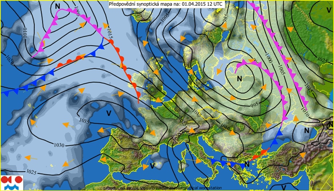 W połowie tygodnia zacznie napływać jeszcze chłodniejsze powietrze z północnego zachodu.