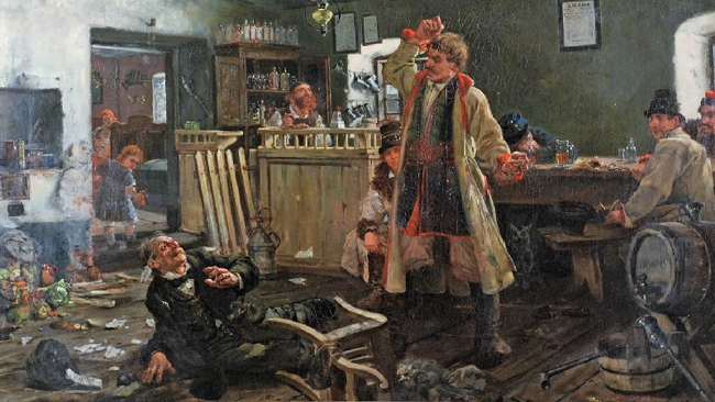 "W karczmie" - Seweryn Bieszczad