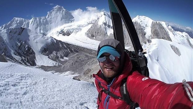 Olek Ostrowski w drodze na Cho Oyu
