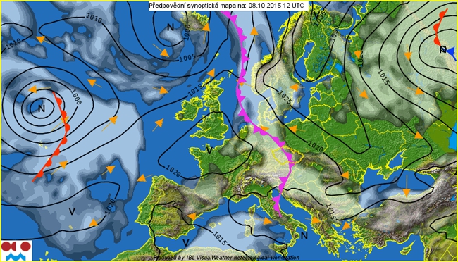 W środę rano zacznie napływać chłodne i suche powietrze polarno-kontynentalne. Rozpocznie się ochłodzenie.