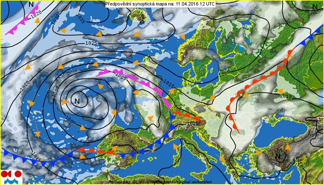 Na początku tygodnia nadal całkowite zachmurzenie, okresami słaby deszcz. We wtorek do 16°C.