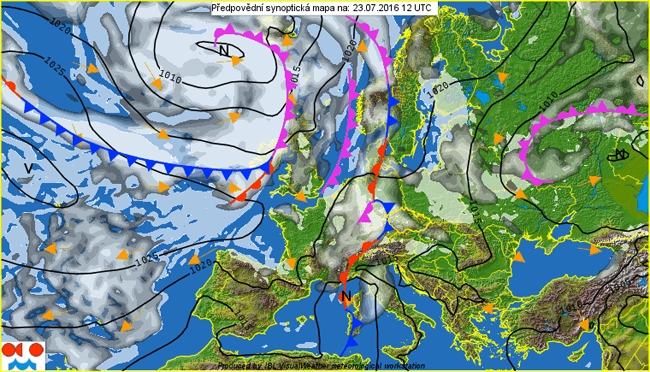Koniec tygodnia z przyjemnym, polskim latem. W najcieplejszych momentach dnia nieco powyżej 25°C.