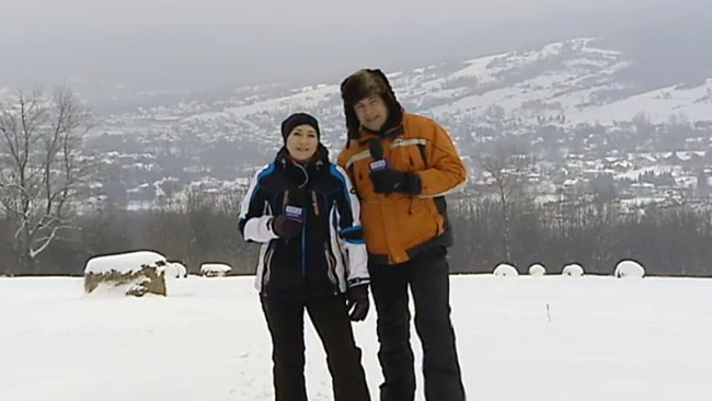 Ilona Małek i Marcin Pawlak - gospodarze programu 