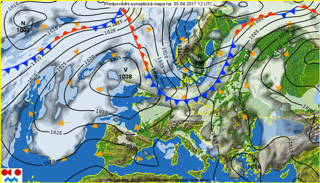 W środku tygodnia będziemy pod wpływem niżu. Będzie padać.