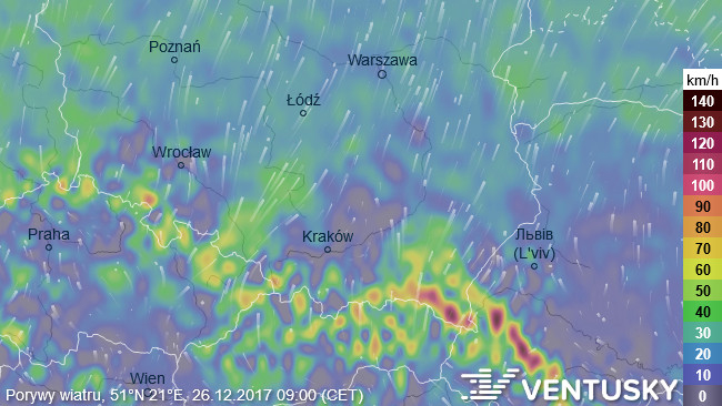 Źródło: ventusky