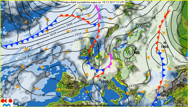 Na początku tygodnia zimowo. Zachmurzenie będzie duże.