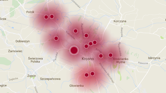 Jakoś powietrza w Krośnie z dnia 17 ‎grudnia ‎2017, ‏‎godz. 18:35
