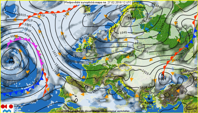 Znaczny obszar Europy, w tym Polska, są w strefie napływu powietrza z Arktyki. Poniedziałek i wtorek z silnym mrozem.