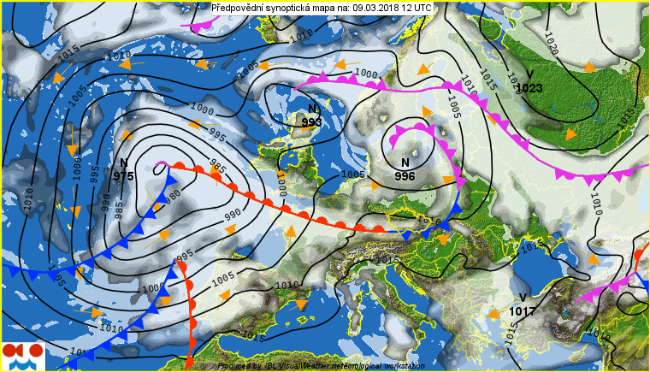 W piątek, w strefie frontu chłodnego, przelotnie popada deszcz. Weekend, zwłaszcza niedziela, będzie ciepły.