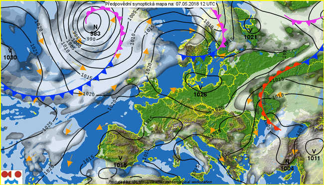 W poniedziałek pozostaniemy pod wpływem wyżu, wtorek zapoczątkuje zmiany.