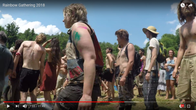 Fot. Rainbow Gathering 2018 / youtube.com