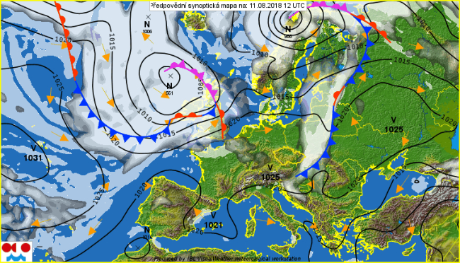 W nadchodzący weekend odpoczniemy od upałów. Po przejściu frontu chłodnego temperatura spadnie.