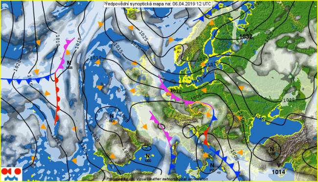 Do piątku ciepło i sucho, w sobotę dotrze front, który wprowadzi bardziej wilgotne powietrze i opady deszczu.
