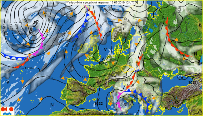 Początek tygodnia będzie pochmurny i chłodny. Przewiduje się opady, więcej deszczu we wtorek.