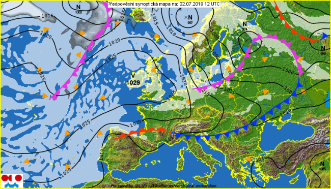 We wtorek nad całą Europę Środkową napłynie przyjemne powietrze o rodowodzie atlantyckim. Odpoczniemy od upałów.