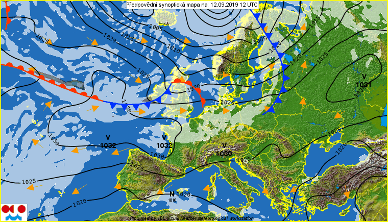 W środku tygodnia znajdziemy się w zasięgu rozległego wału wysokiego ciśnienia. Będzie pogodnie i ciepło.