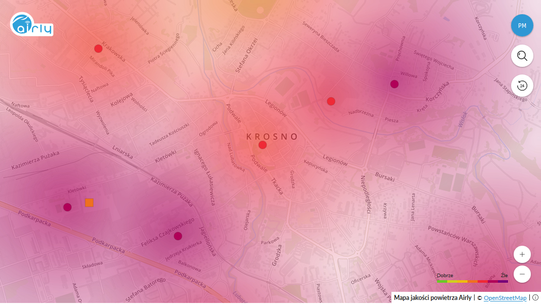 Sytuacja na godzinę 21:00 / 20 lutego 2020.