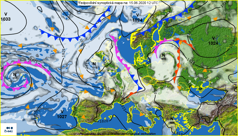 Napływa chłodniejsze, ale nadal wilgotne powietrze. Na początku tygodnia przewaga chmur i najwyżej 20°C.
