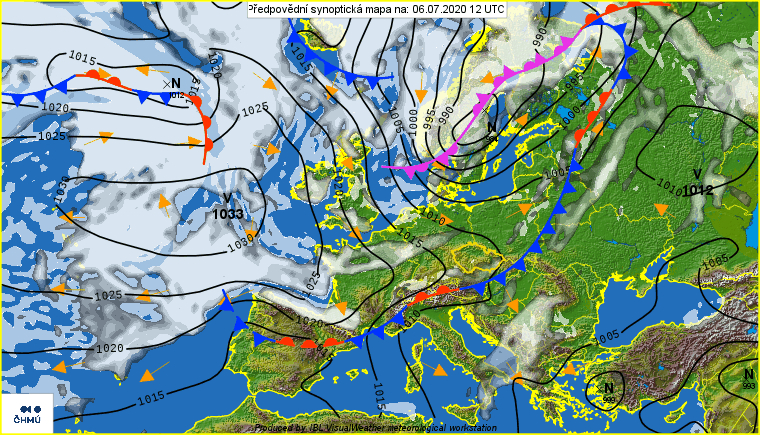 Po gorącym poniedziałku we wtorek znacznie chłodniej. Front atmosferyczny przyniesie opady deszczu.