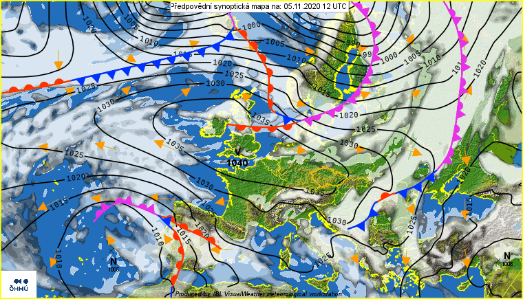 W najbliższym czasie ciśnienie będzie wysokie. Środa pochmurna i deszczowa, w czwartek wyjrzy słońce.