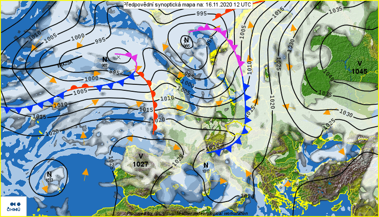 Na początku tygodnia przewaga chmur. W nocy z poniedziałku na wtorek słaby deszcz, mżawka i mgła.