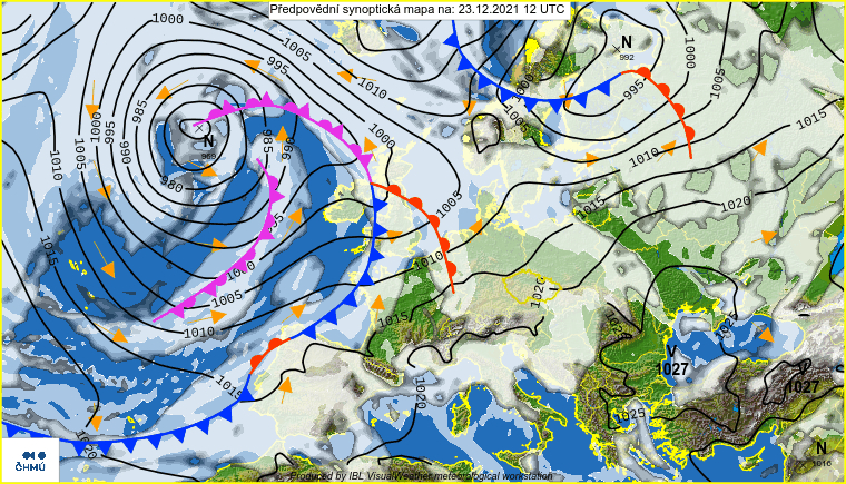 Okres przedświąteczny mroźny, szczególnie wieczorami. Po znacznym wzroście ciśnienie zacznie spadać.