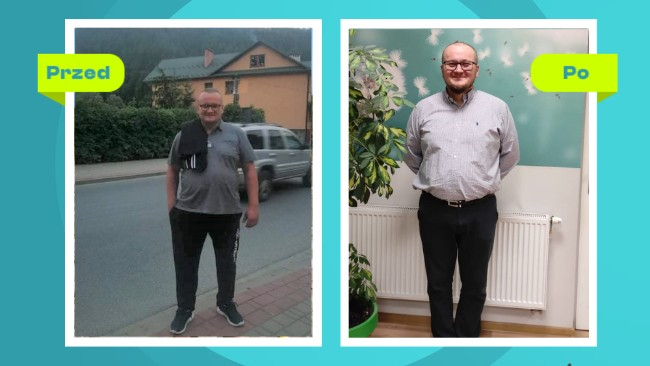 Pan Krystian schudł już 11 kg z pomocą dietetyka z gabinetu Projekt Zdrowie!