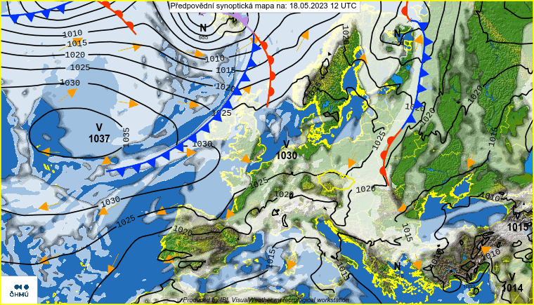 W poniedziałek napłynie wilgotne powietrze. Okresami opady deszczu.