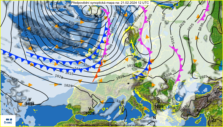Pozostajemy w zasięgu rozległego niżu. W połowie tygodnia spadek ciśnienia.