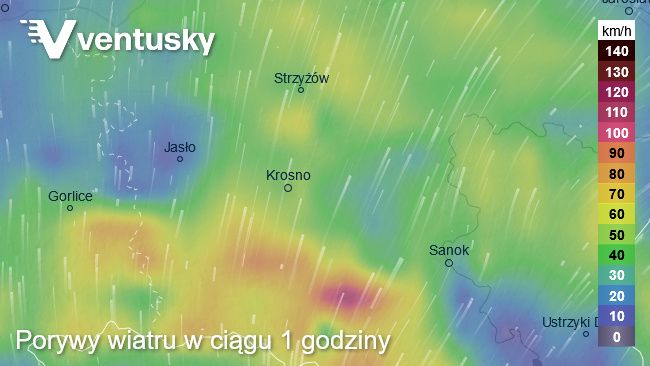 Na początku jeszcze dość wysokie ciśnienie. Sucho, z przejaśnieniami.