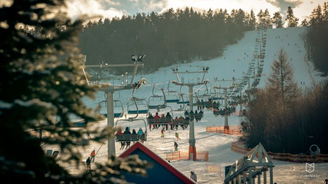 Stok narciarski Bieszczad.Ski w Wańkowej.