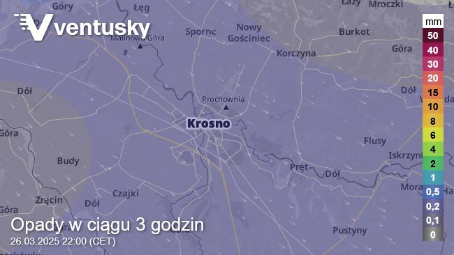 Środa z ciepłym popołudniem, ale przelotnie popada deszcz.