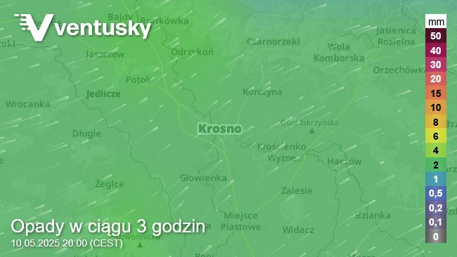 Drugi weekend maja chłodny, front sprowadzi opady deszczu.