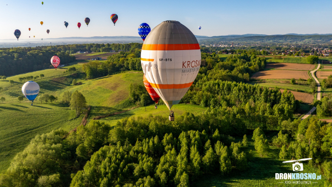 Fot. MG Drone DRON Krosno - Filmowanie i zdjęcia lotnicze z drona / Górskie Zawody Balonowe