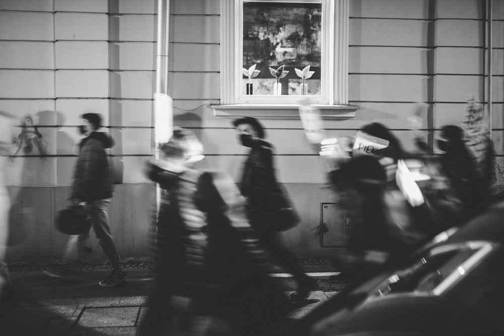 Protest kobiet w Krośnie w sprawie wyroku TK