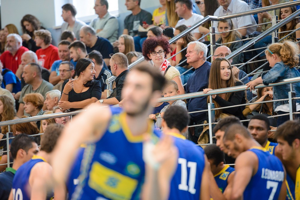 Siatkówka: Polska-Brazylia. Fot. Łukasz Jaracz