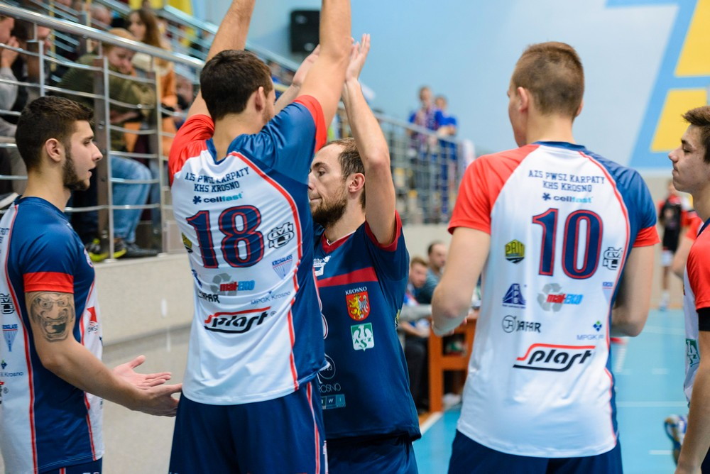 AZS PWSZ Karpaty KHS Krosno - Contimax MOSiR Bochnia. Fot. Łukasz Jaracz