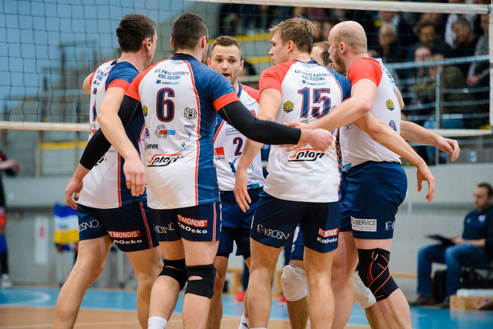 AZS PWSZ Karpaty KHS Krosno - Contimax MOSiR Bochnia. Fot. Łukasz Jaracz