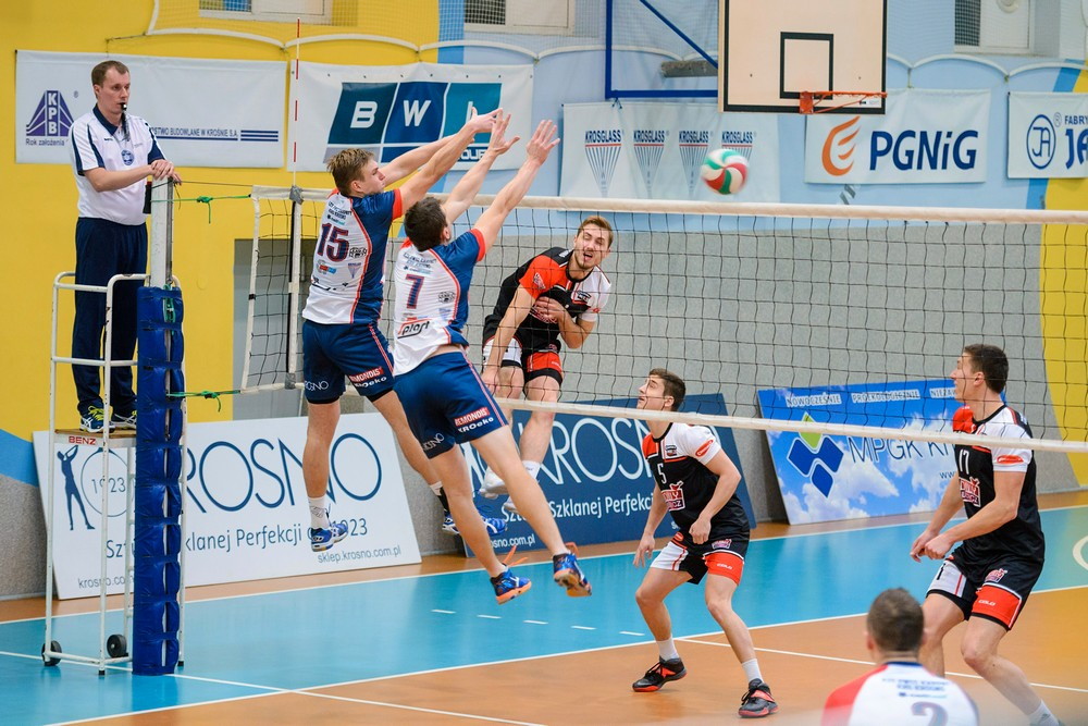 AZS PWSZ Karpaty KHS Krosno - Contimax MOSiR Bochnia. Fot. Łukasz Jaracz