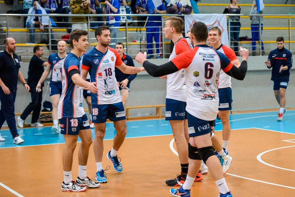 AZS PWSZ Karpaty KHS Krosno - Contimax MOSiR Bochnia. Fot. Łukasz Jaracz