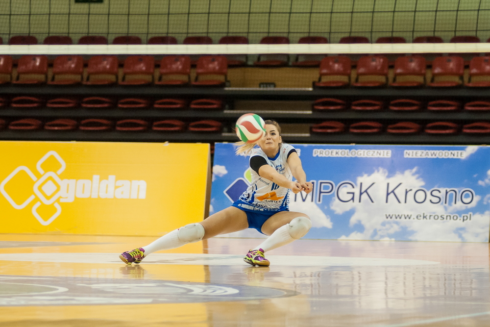 AZS PWSZ Karpaty MOSiR KHS Krosno - KS Murowana Goślina. Fot. Tomek Jerzak