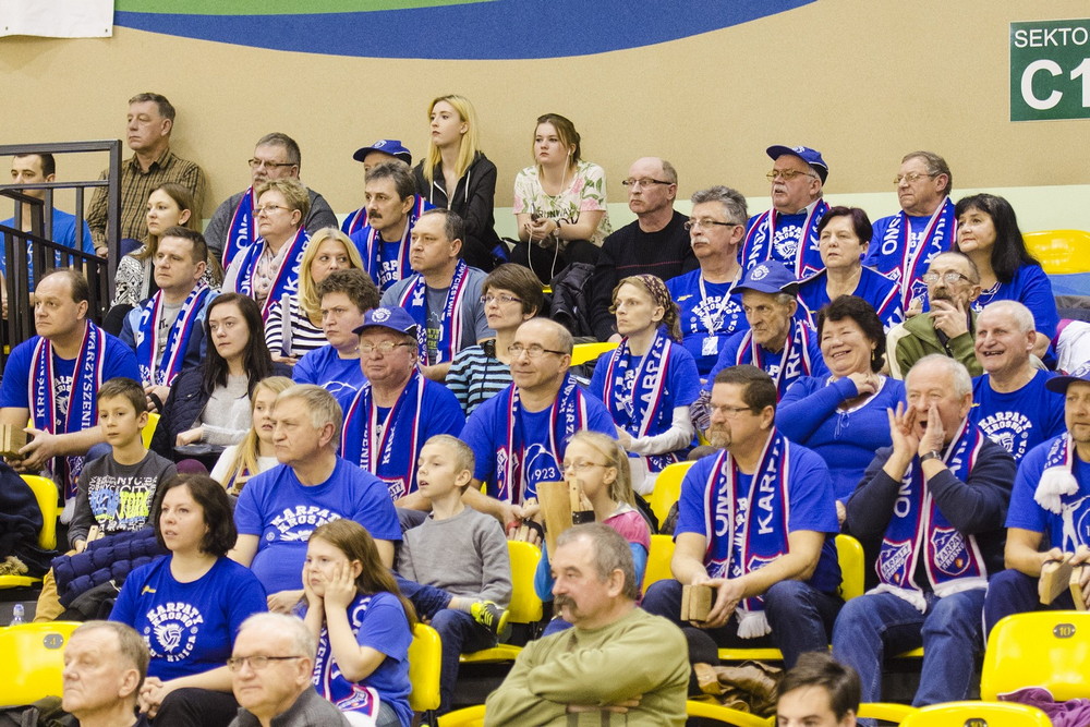 AZS PWSZ Karpaty MOSiR KHS Krosno - ŁKS Commercecon Łódź. Fot. Tomek Jerzak