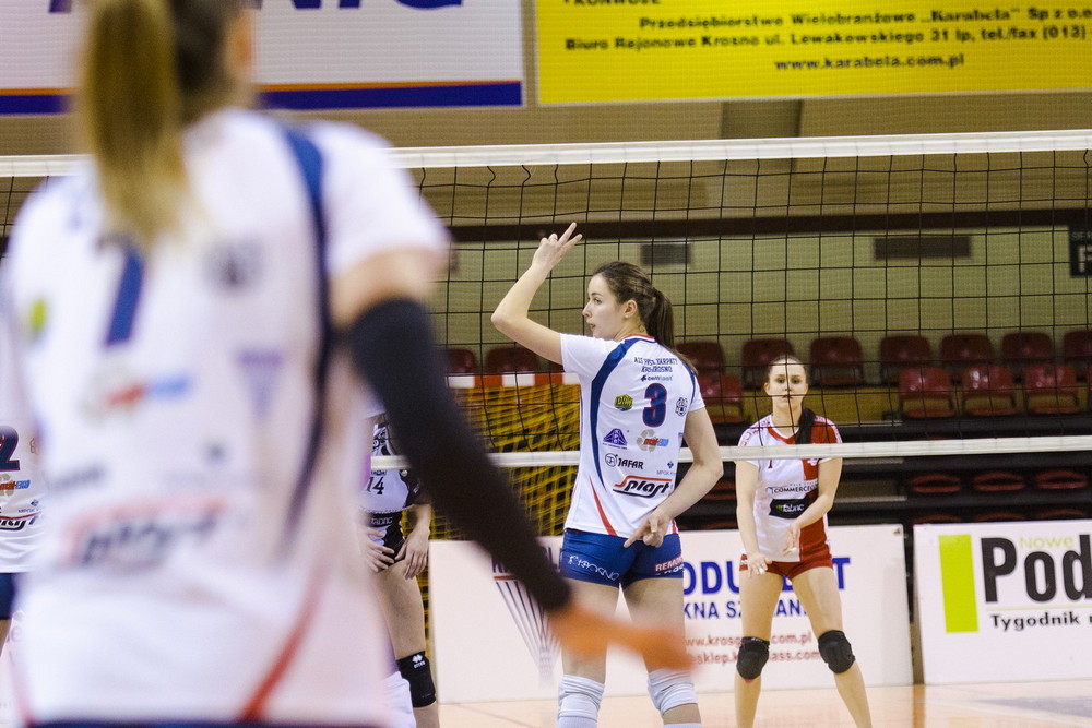 AZS PWSZ Karpaty MOSiR KHS Krosno - ŁKS Commercecon Łódź. Fot. Tomek Jerzak