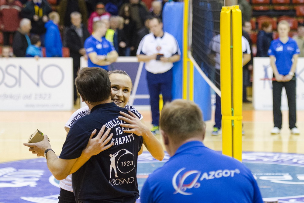AZS PWSZ Karpaty MOSiR KHS Krosno - ŁKS Commercecon Łódź. Fot. Tomek Jerzak
