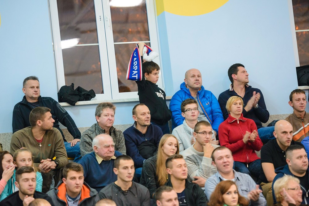 AZS PWSZ Karpaty MOSiR KHS Krosno - Wisła Warszawa. Fot. Łukasz Jaracz
